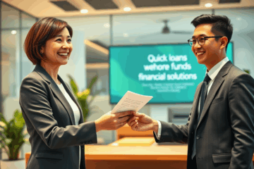 Image illustrant des prêts express pour un financement rapide.