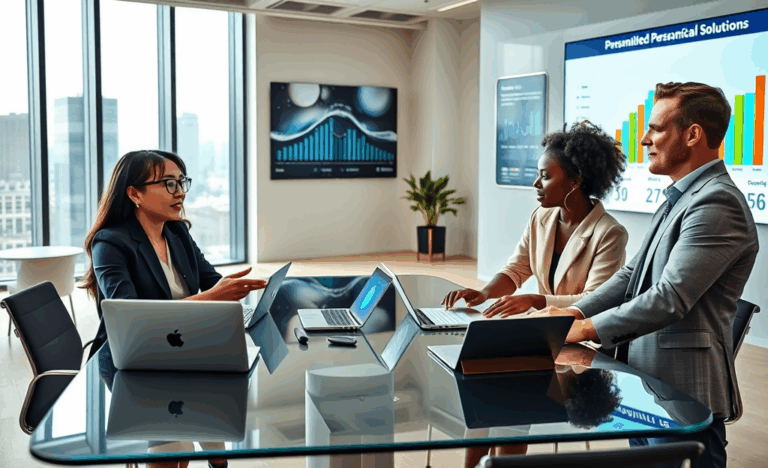 Image illustrant une offre numérique personnalisée pour les clients.