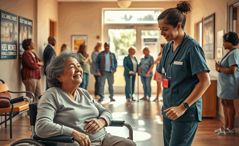 Image représentant l'accès facilité aux soins pour les personnes vulnérables