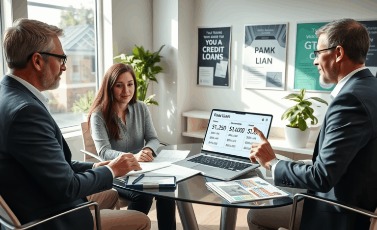 Image illustrant le processus de demande de crédit avec Refresh Financial.