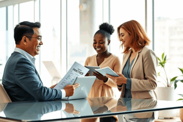 Illustration de la plateforme LendingArch facilitant l'accès à des prêts simplifiés.