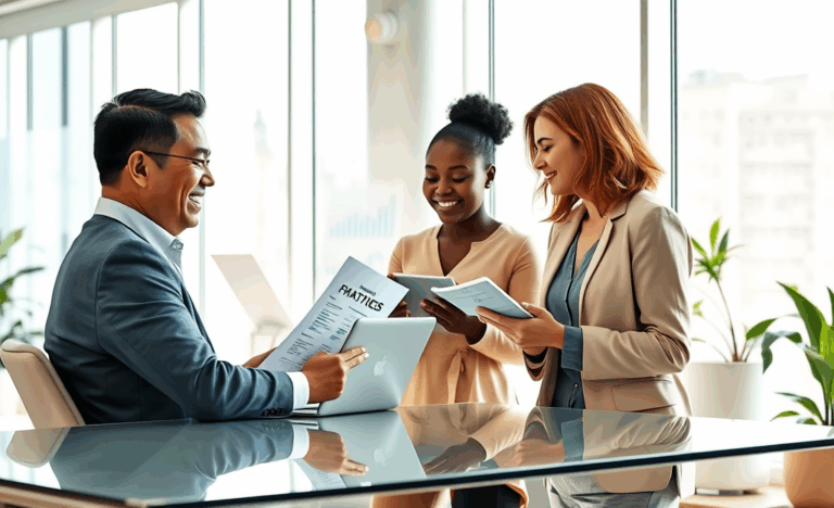 Illustration de la plateforme LendingArch facilitant l'accès à des prêts simplifiés.